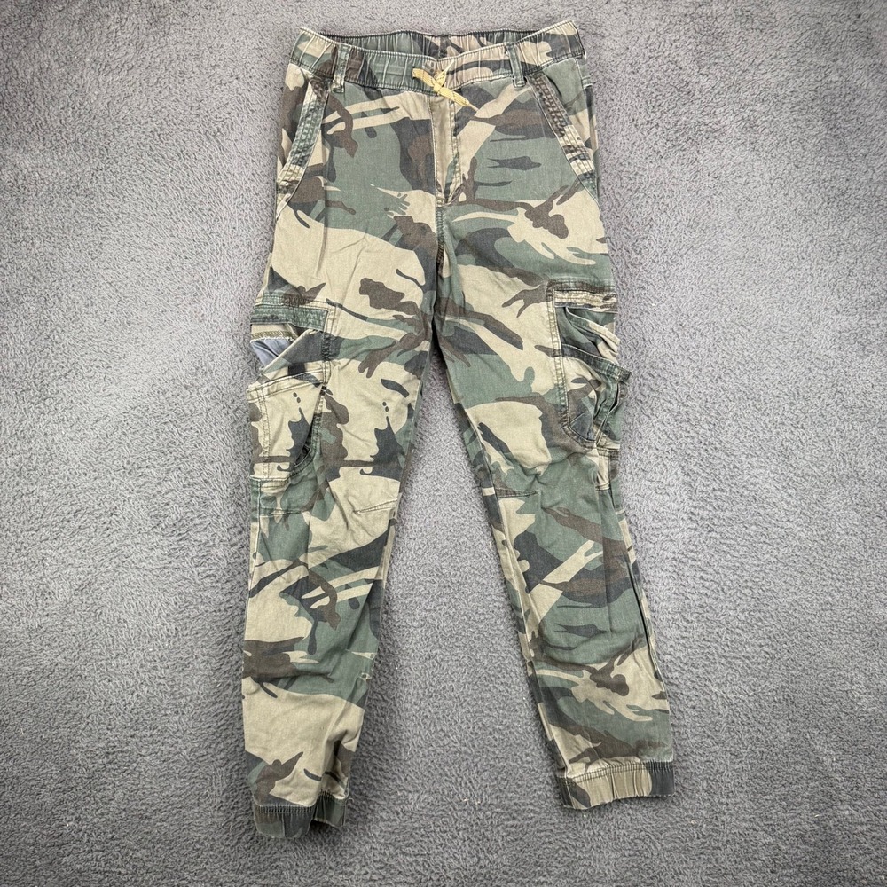 Wrangler Kids Green Camo Cargo Jogger Pants 109MGBW7E Size 14 Regular‎